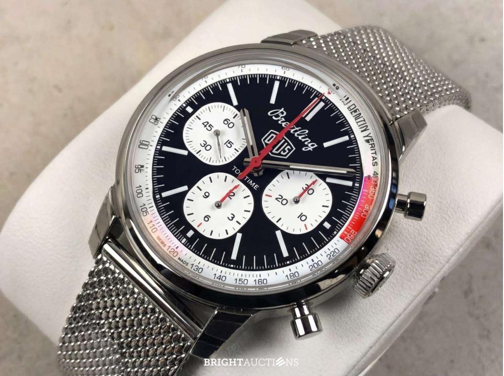 Breitling - Top Time B01 Deus - AB01765A1B1A1, Staal, Staal, Breitling, Polshorloge