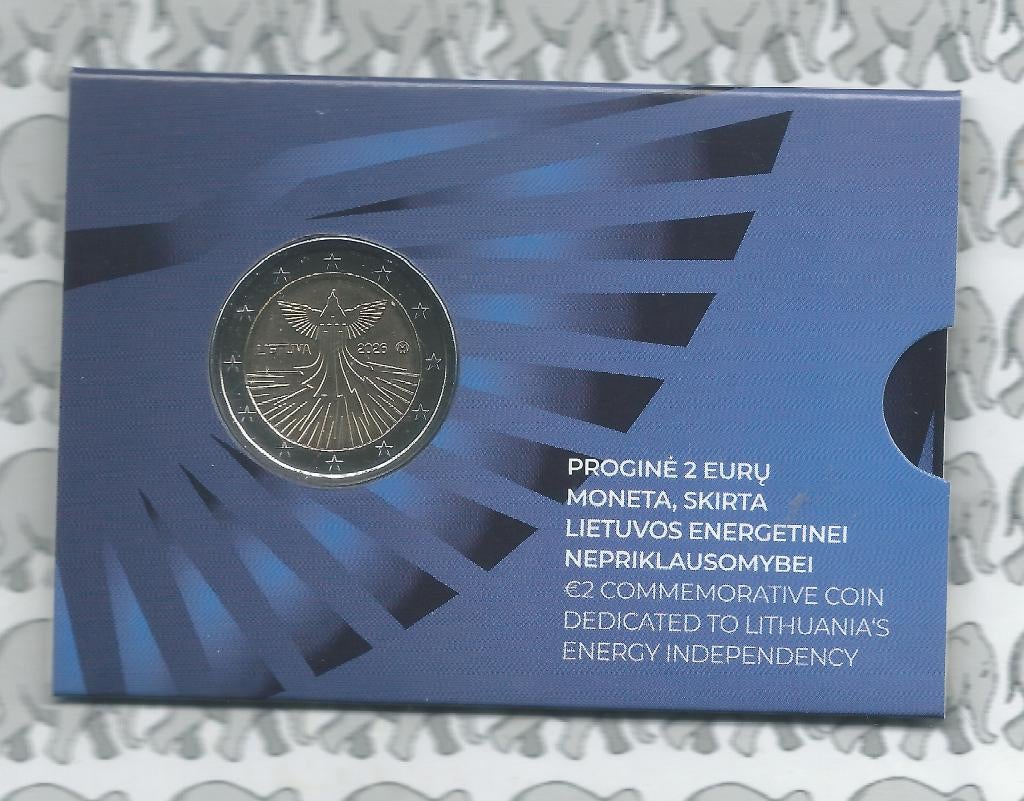 Litouwen 2 euro 2026 (20e) Energie onafhankelijkheid (coinc), Postzegels en Munten, Munten | Europa | Euromunten, Losse munt, 2 euro