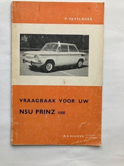 Vraagbaak     NSU    Prinz    1000 - 1000 L      1964 -1965, Ophalen of Verzenden