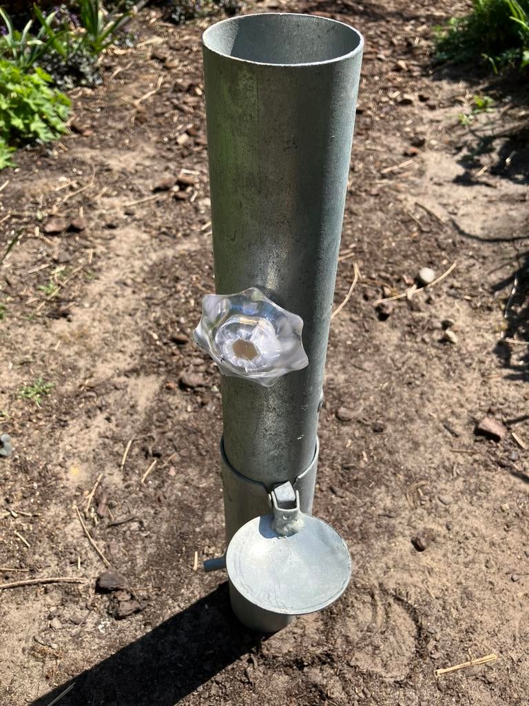 Grondanker voor parasol of droogmolen verzinkt, Tuin en Terras, Parasols, Ophalen of Verzenden, Minder dan 1 meter, Parasolvoet