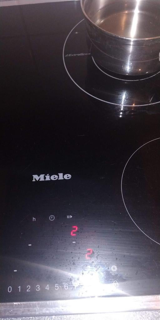 Keramische kookplaat, Miele Ceran, Ophalen, Gebruikt, Keramisch, 4 kookzones