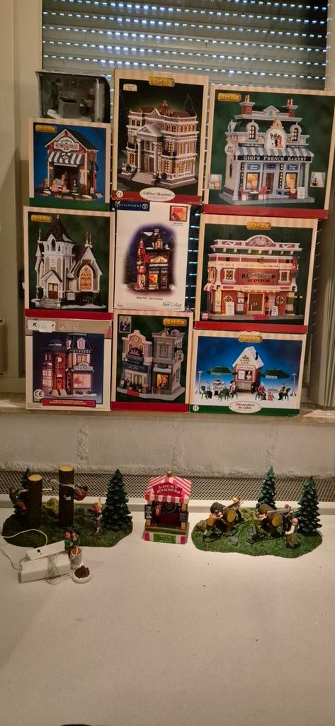 Compleet Lemax kerstdorp, Ophalen, Zo goed als nieuw
