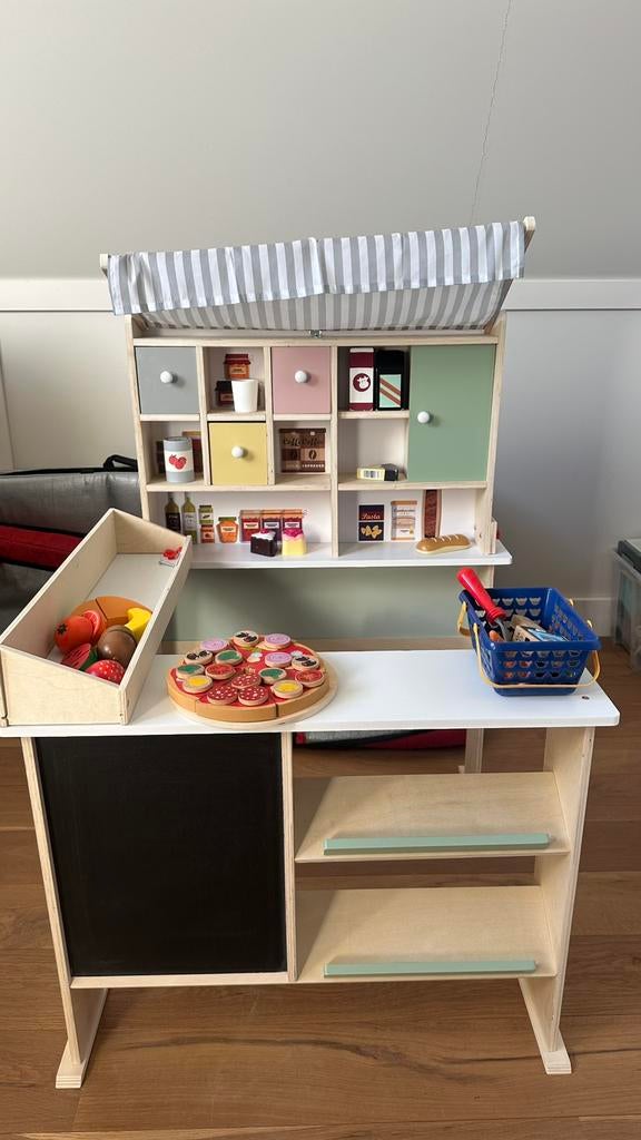 Winkeltje met houten fruit etc, Ophalen of Verzenden, Zo goed als nieuw