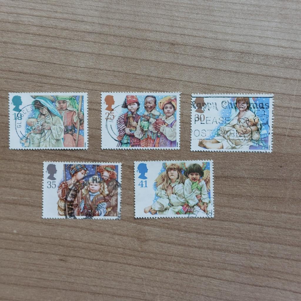 Engeland  1994  serie Kerst, Ophalen of Verzenden, Gestempeld