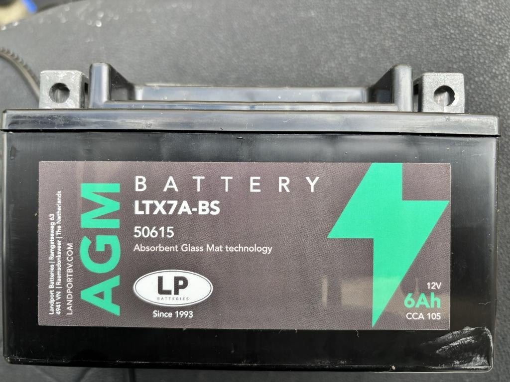 AGM ScooterAccu YTX7A-BS – 12V 6Ah – €25 (onderhandelbaar), Ophalen of Verzenden, Zo goed als nieuw, Overige typen, Overige merken