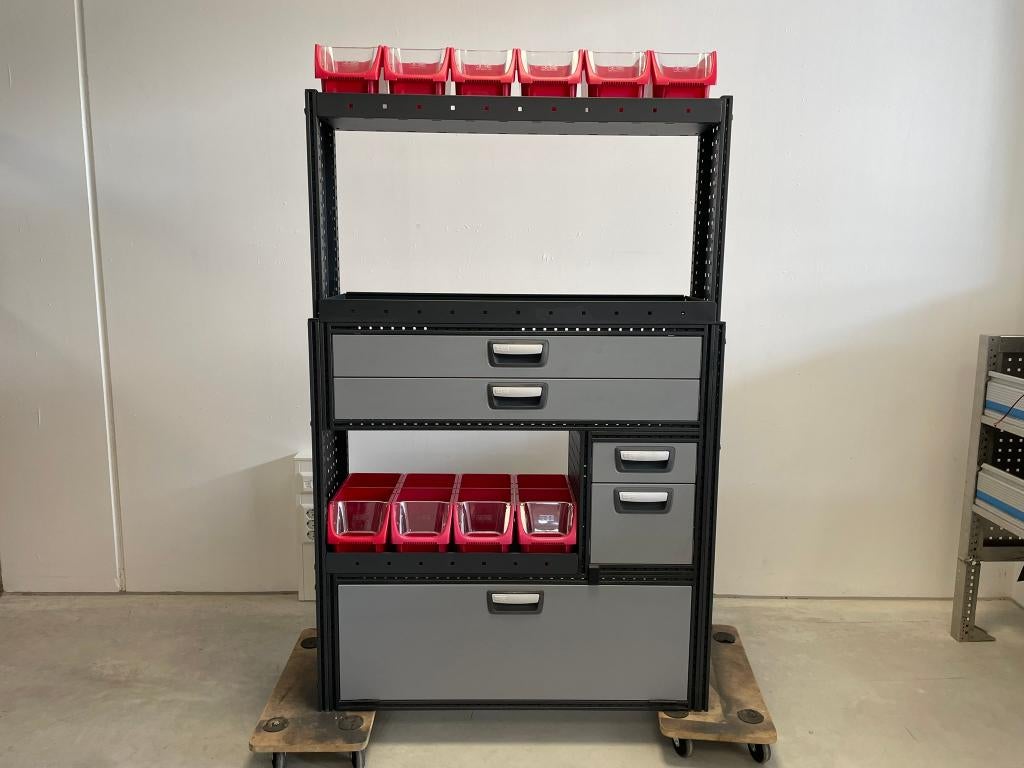 Gebruikte Modul System bedrijfswagen inrichting, Auto diversen, Ophalen, Bulters Bedrijfswageninrichtingen, Info@bulters.nl, De Houtakker 12D