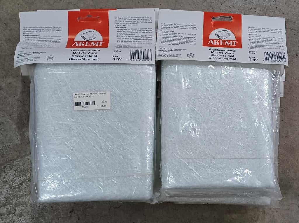 glasvezel mat voor polyester reparatie, Ophalen of Verzenden, Nieuw, Voor, Spatbord