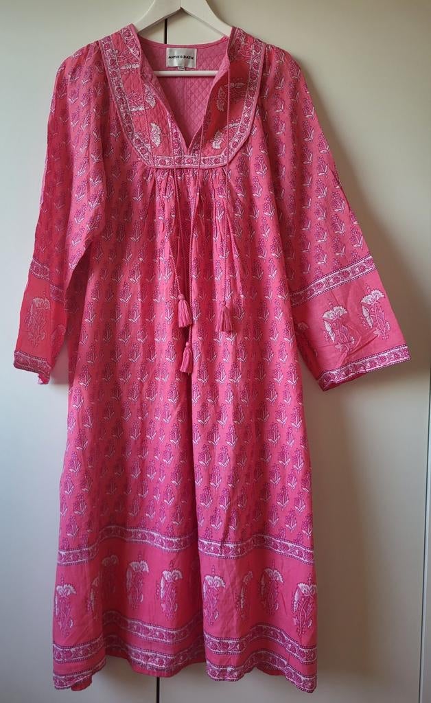 Antik Batik jurk in maat 36/38 in nieuwstaat, Ophalen of Verzenden, Zo goed als nieuw, Maat 36 (S), Onder de knie