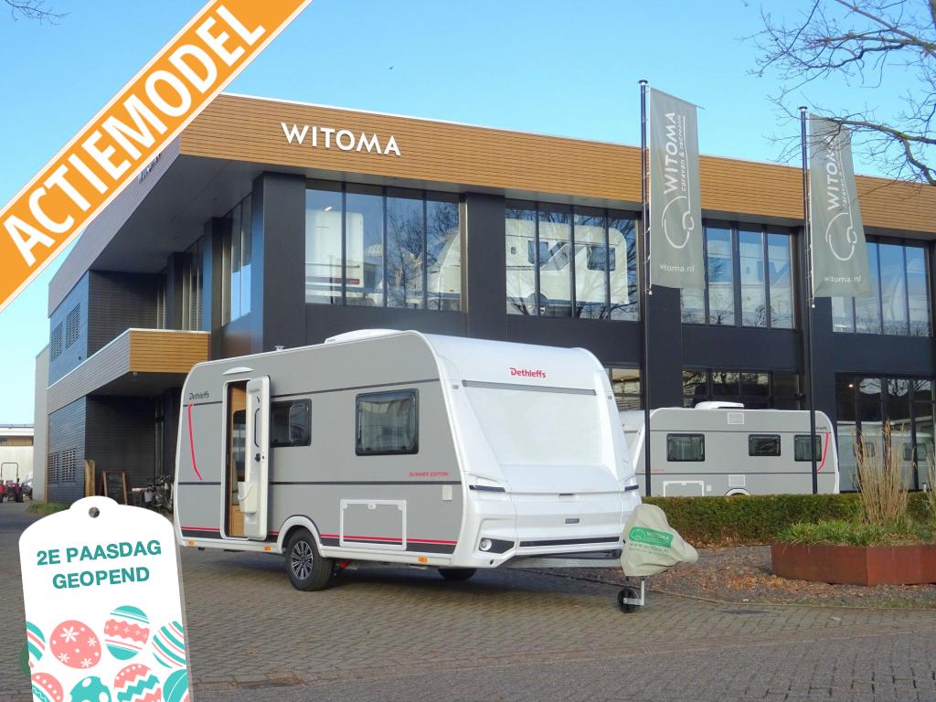 Dethleffs Summer Edition 460 EL met airco en mover, Standaardzit, Bedrijf, Schokbreker, Dethleffs