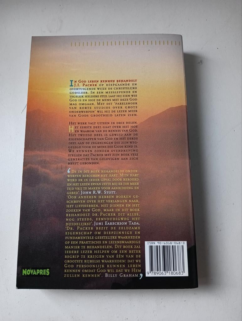 J.I. Packer - God leren kennen, Ophalen of Verzenden, Zo goed als nieuw, J.I. Packer