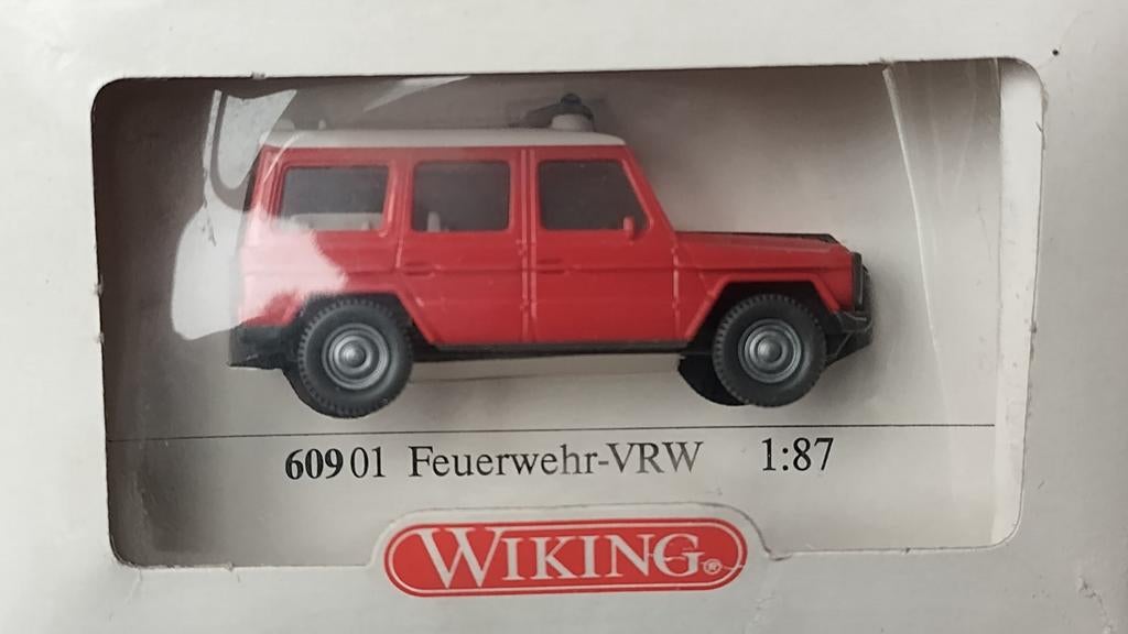 Mercedes Benz G klasse Feuerwehr 1:87 H0 Wiking Pol, Auto, Wiking, Nieuw, Wiking@wiking.de