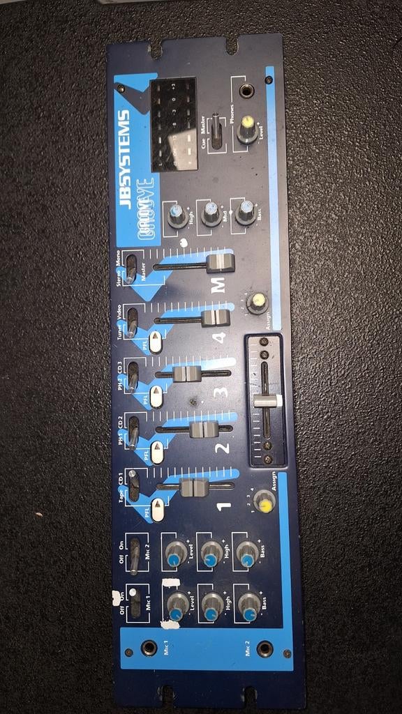 Vintage JBsystems Groove 19" Mengpaneel - Werkt perfect!, Muziek en Instrumenten, Mengpanelen, Ophalen of Verzenden, Zo goed als nieuw