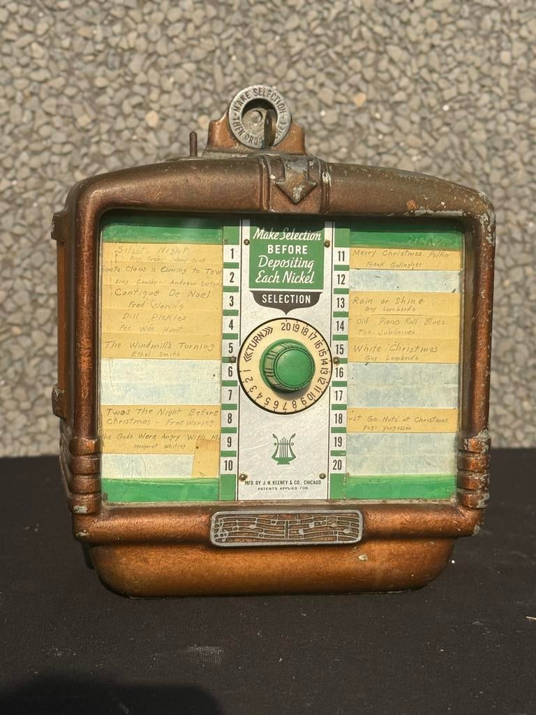 Zeldzame 100% originele Keeney wallbox, Ophalen, Gebruikt, 1950 tot 1960, Overige merken