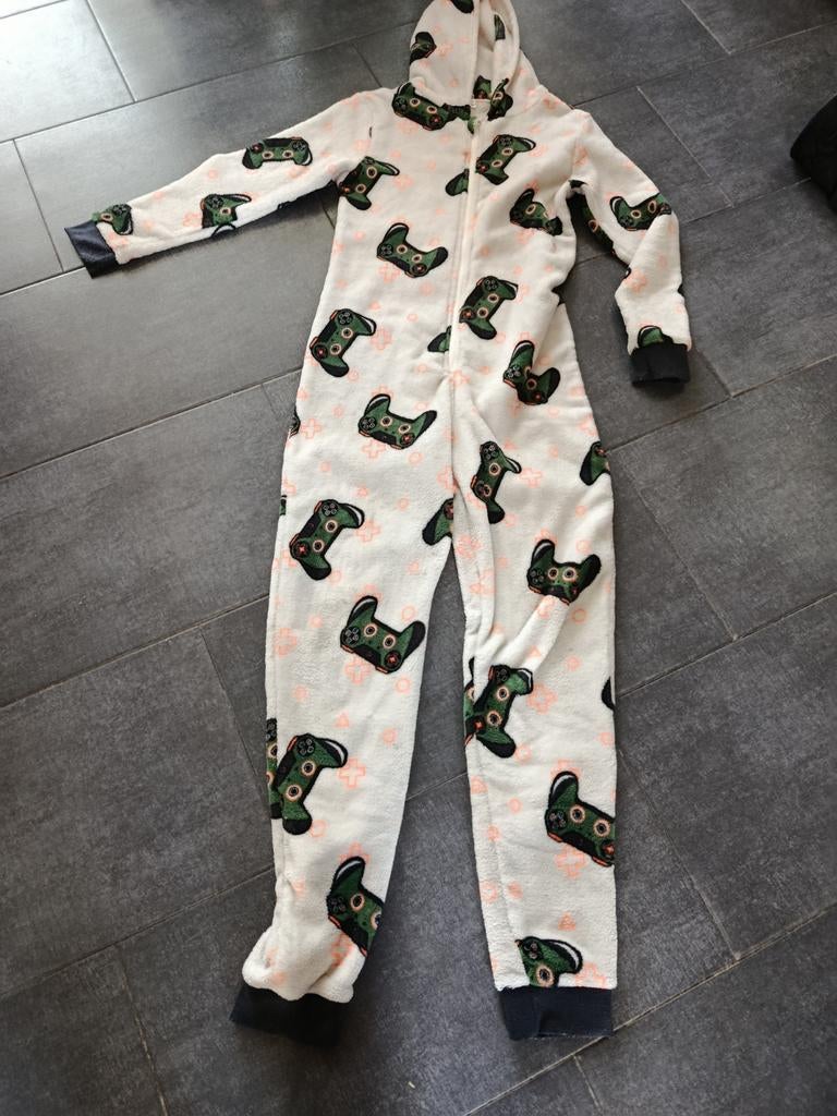Game onesie 158/164, Kinderen en Baby's, Kinderkleding | Maat 158, Ophalen of Verzenden, Zo goed als nieuw