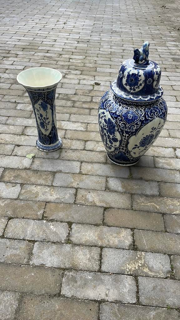 Zeer mooie vazen delfts blauw, Antiek en Kunst, Ophalen of Verzenden