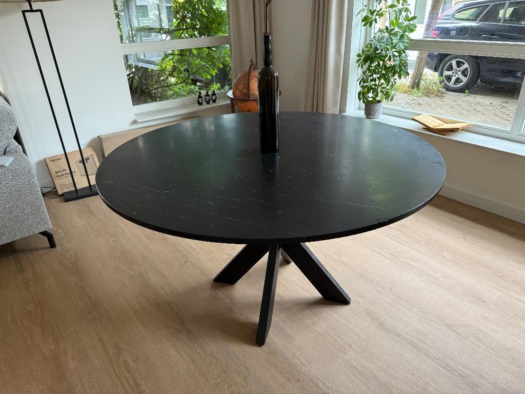 Ronde Marmeren Tafel - Table Du Sud, Ophalen, Overige materialen, Gebruikt, Rond
