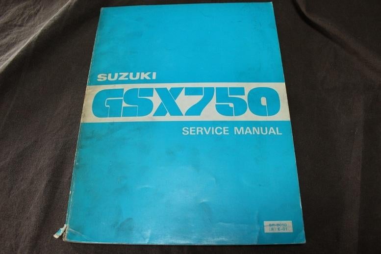 Suzuki GSX750 1979/1980 motorcycle service manual GSX 750, Motoren, Handleidingen en Instructieboekjes, Ophalen of Verzenden, Suzuki
