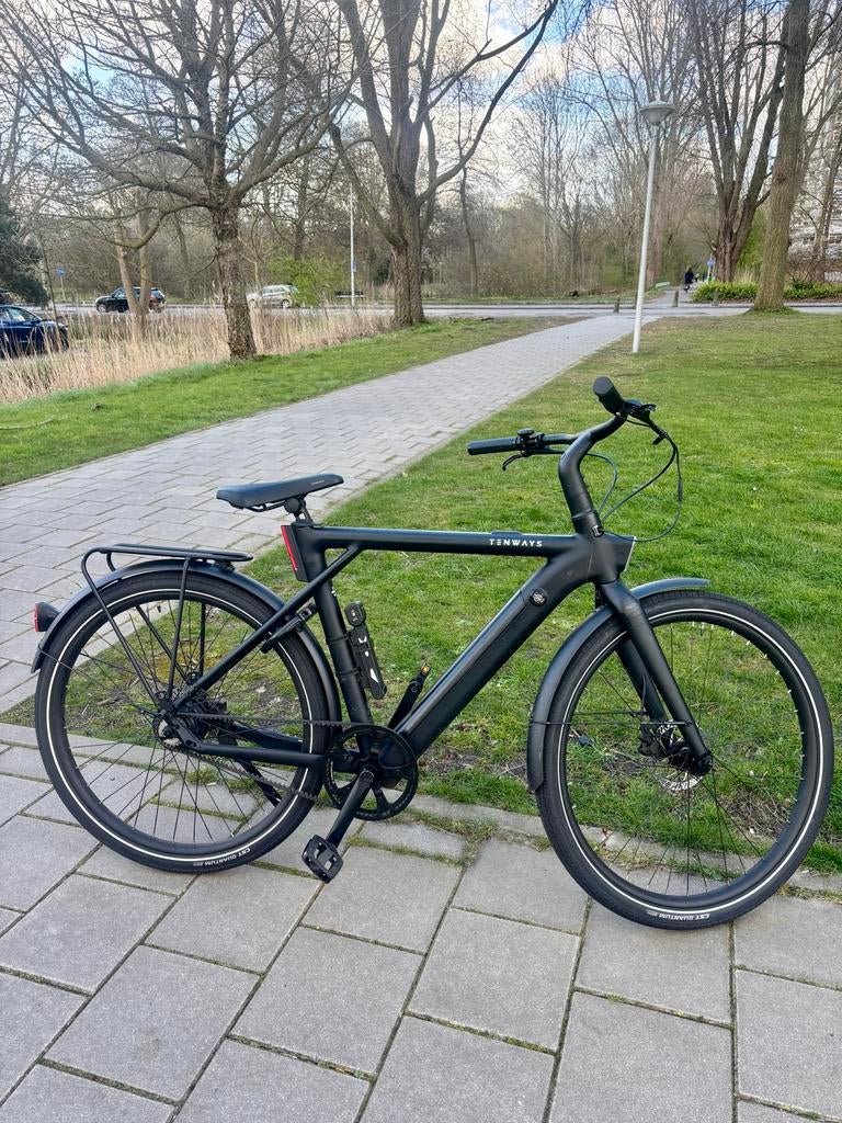 Tenways CGO009 Zwart, 1200 km gereden, incl. 2 sloten, Ophalen, Gebruikt, Overige merken