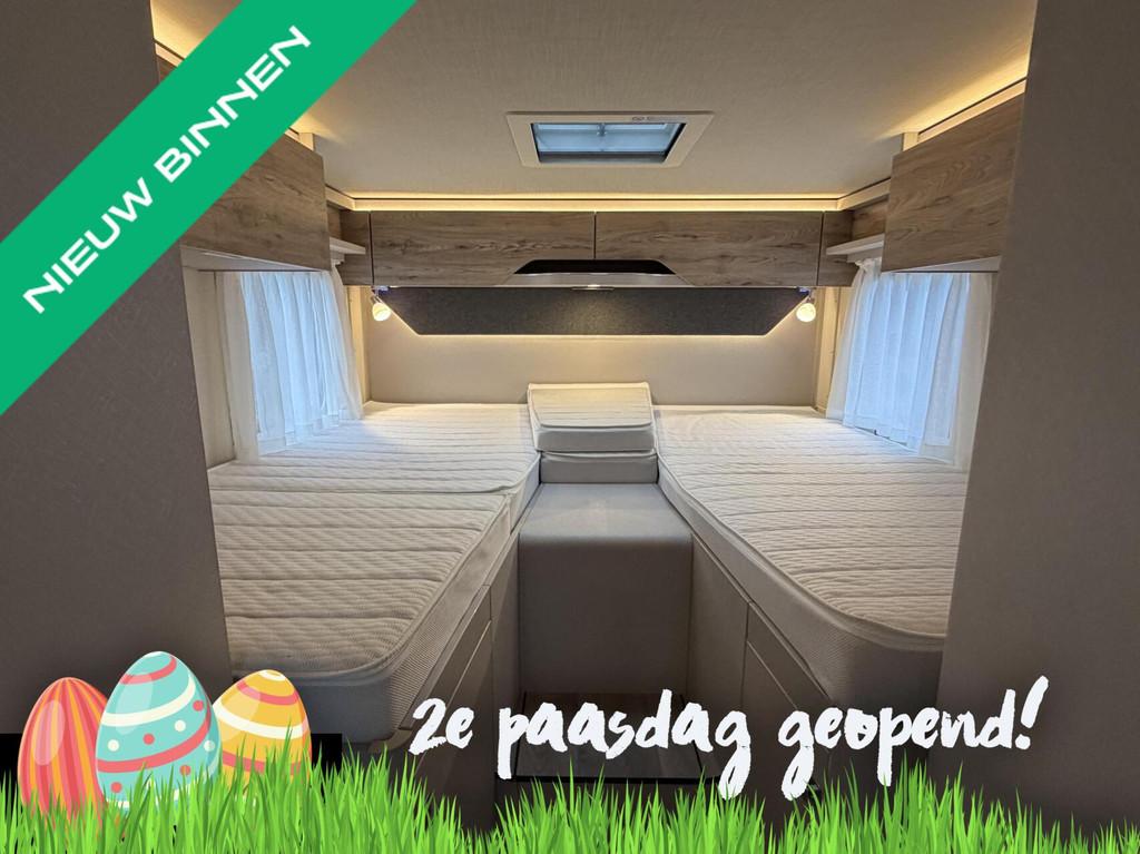 Hymer EXSIS-T 580 Enkele Bedden Luifel Fietsenrek Duo Contro, Airbags, Hymer, 6 tot 7 meter, Half-integraal