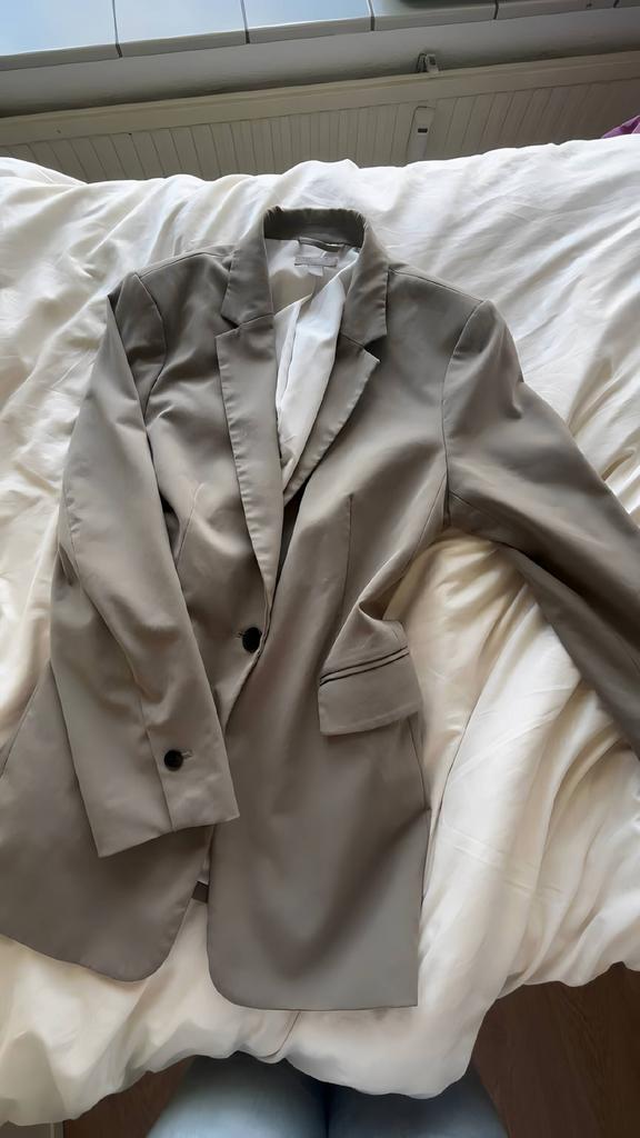 Blazer set damens, Kleding | Heren, Kostuums en Colberts, Ophalen, Zo goed als nieuw, Groen