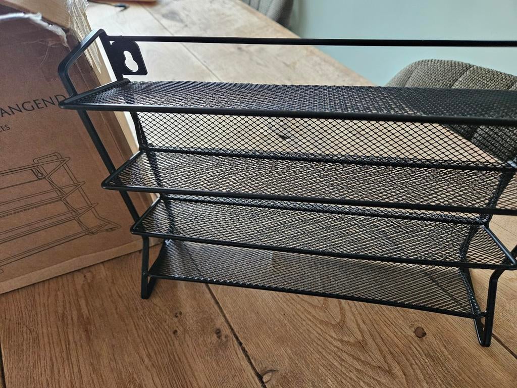 Zwart kruidenrek staand en hangend, Ophalen of Verzenden