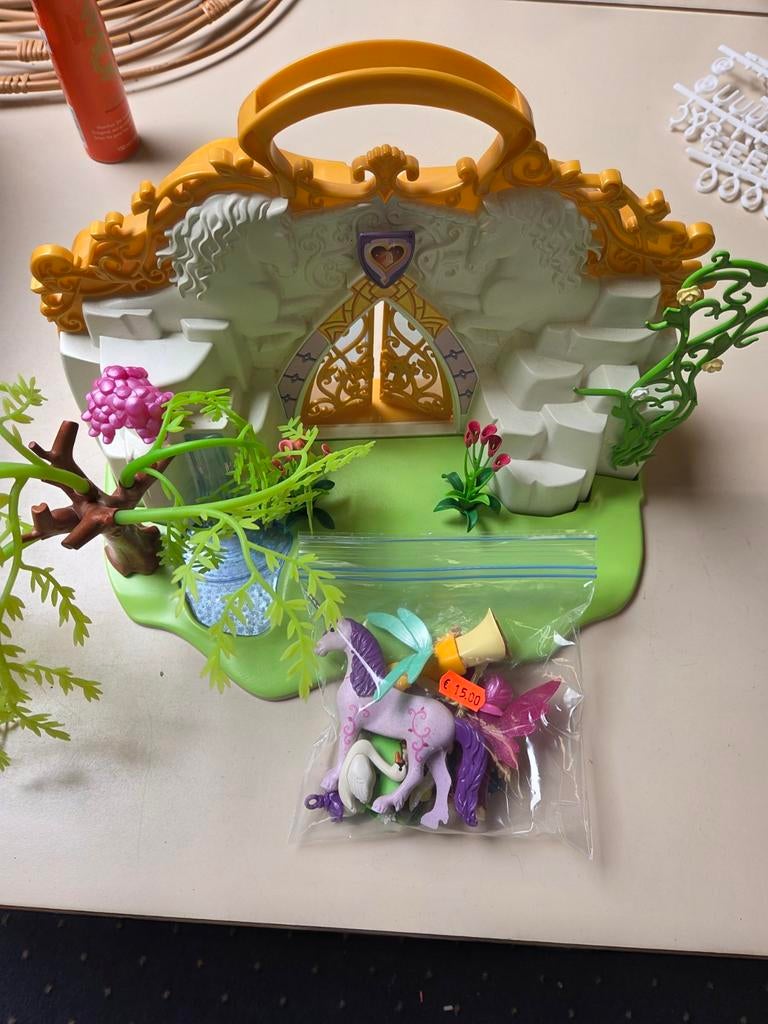 Playmobil 5208 Eenhoornkoffer met magisch sprookjesland, Kinderen en Baby's, Speelgoed | Playmobil, Gebruikt, Complete set, Ophalen of Verzenden