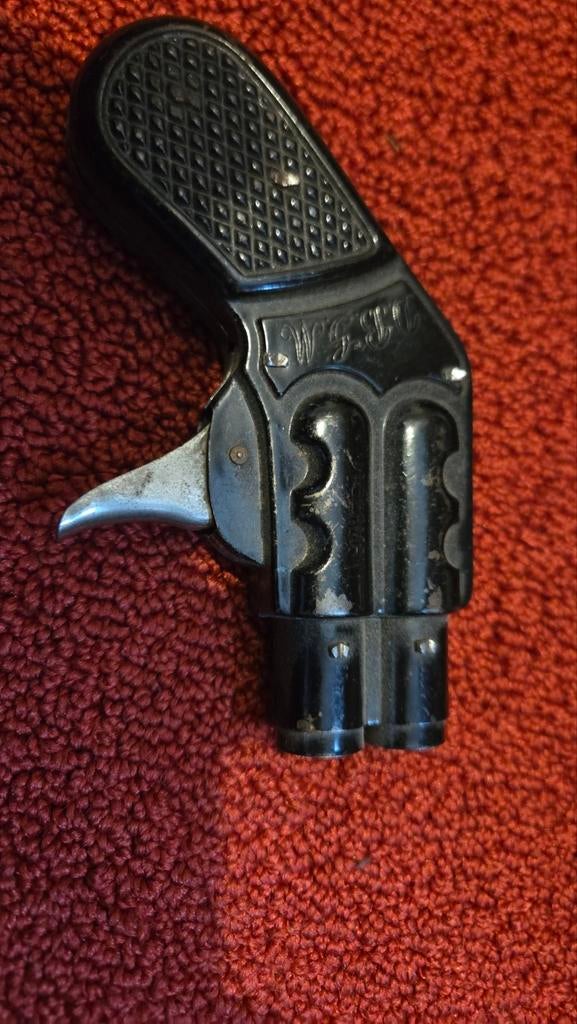 Kinderpistool D.B.G.M en beek knalkurkpistool, Verzamelen, Ophalen of Verzenden