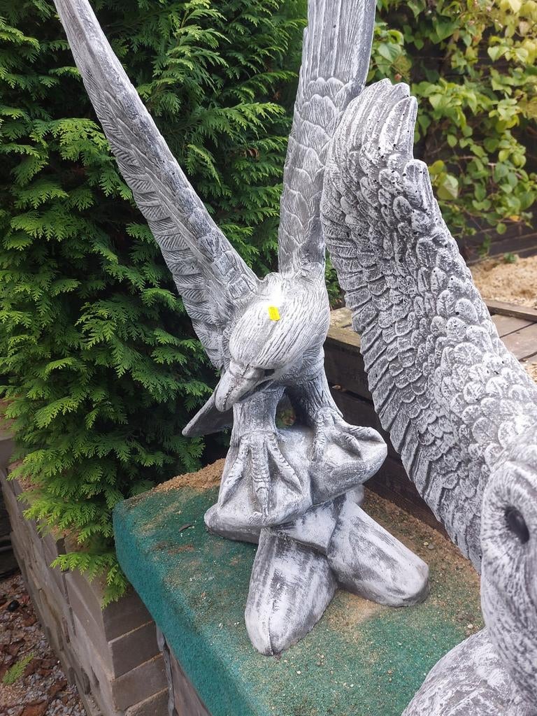 Groot Adelaarsbeeld van Steen - Tuindecoratie, Ophalen, Nieuw, Beton, Dierenbeeld