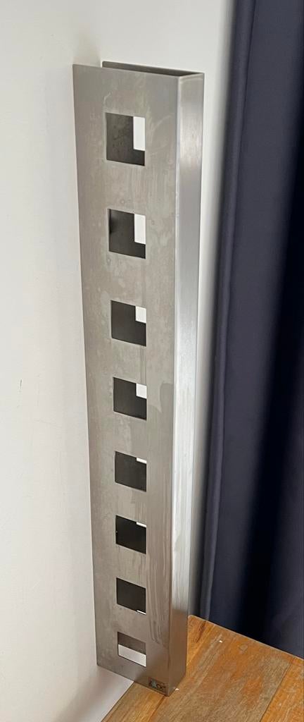 Zack rvs wijnrek 8 flessen, Ophalen of Verzenden, Zo goed als nieuw, Metaal, 5 tot 15 flessen