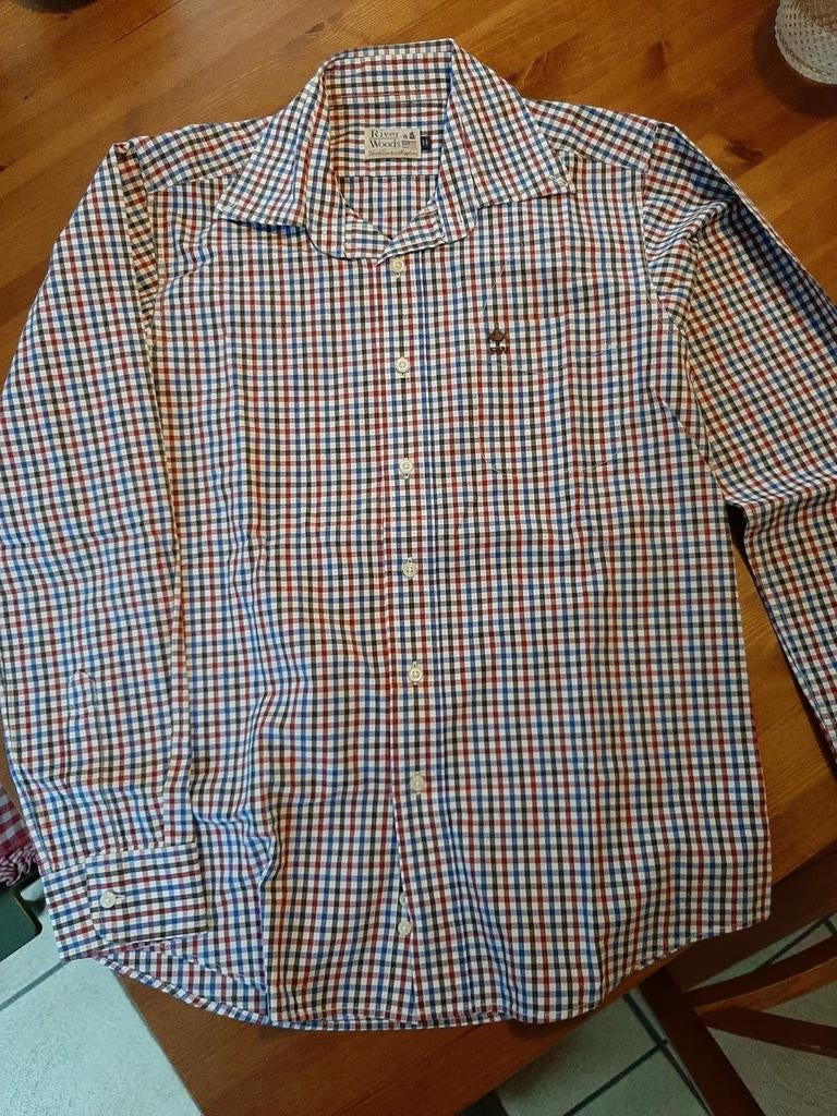 Overhemd shirt River Woods mt148, Kleding | Heren, Overhemden, Ophalen of Verzenden, Zo goed als nieuw