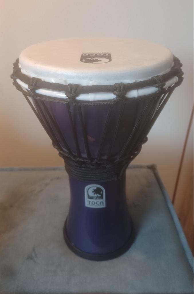 Toca percussion paarse hand trommel 32cm H. Muziekinstrument, Ophalen of Verzenden, Trommel
