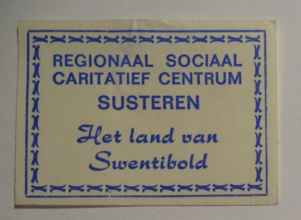 HET LAND VAN SWENTIBOLD    SUSTEREN, Verzenden, Zo goed als nieuw, Luciferdoosjes of -merken