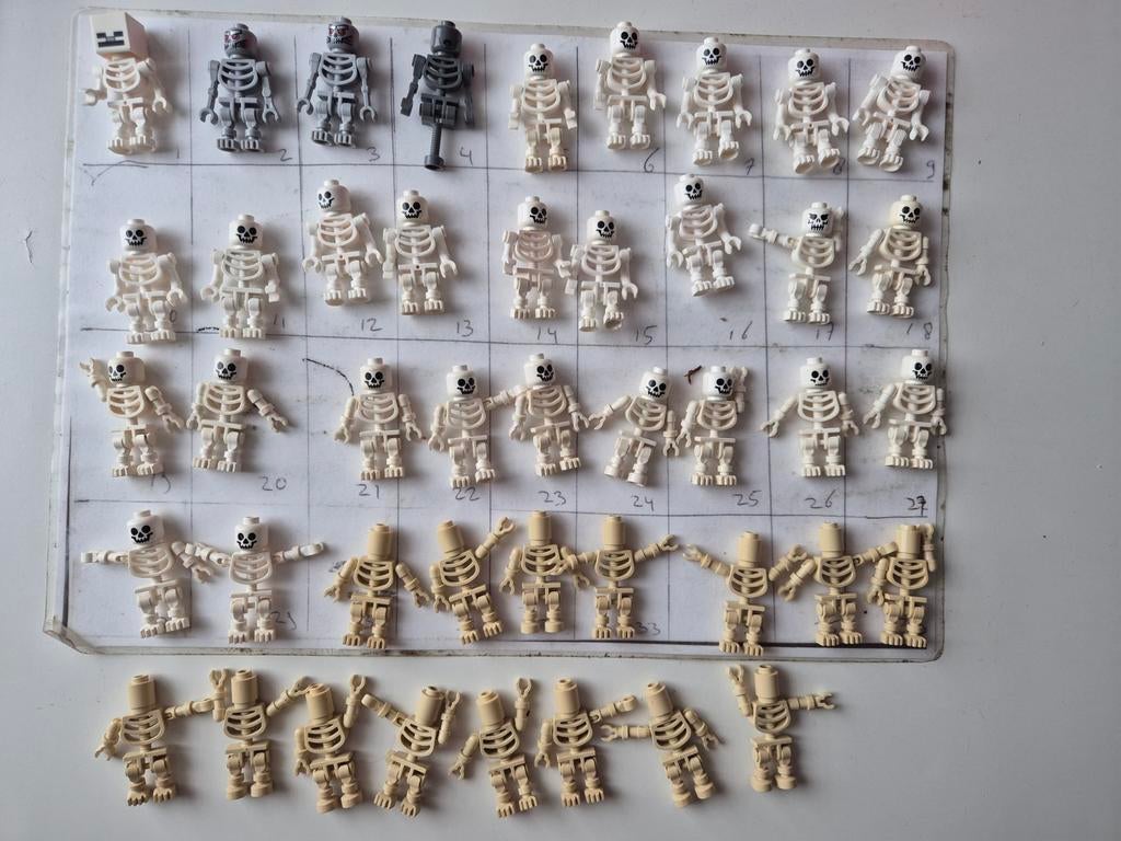 Lego adv33 skelet skeleton minecraft ridder poppetjes robot, Ophalen of Verzenden, Nieuw