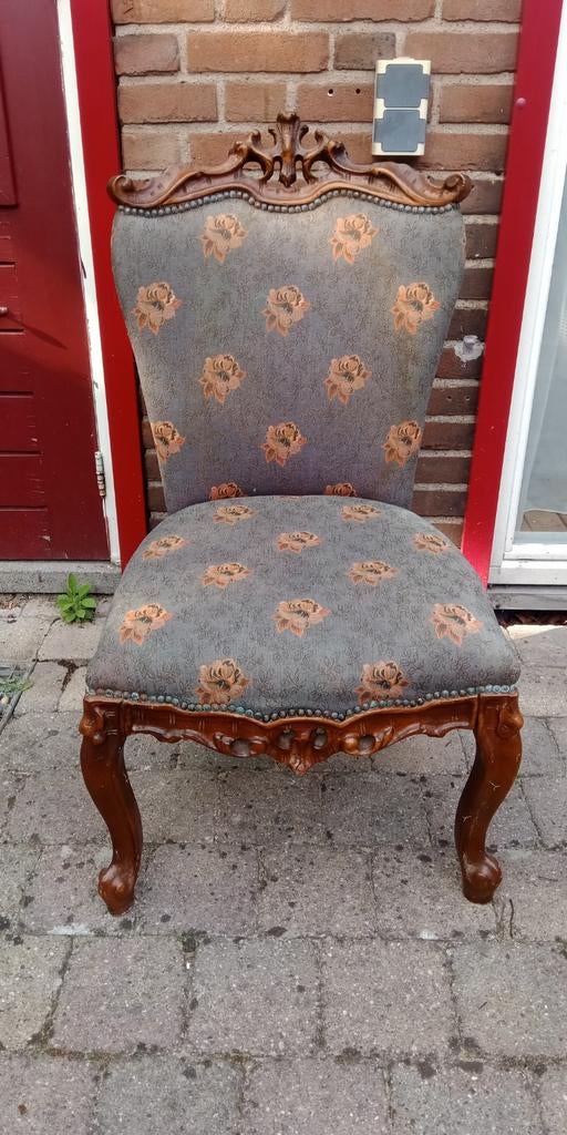 Boudoir stoeltje, Ophalen