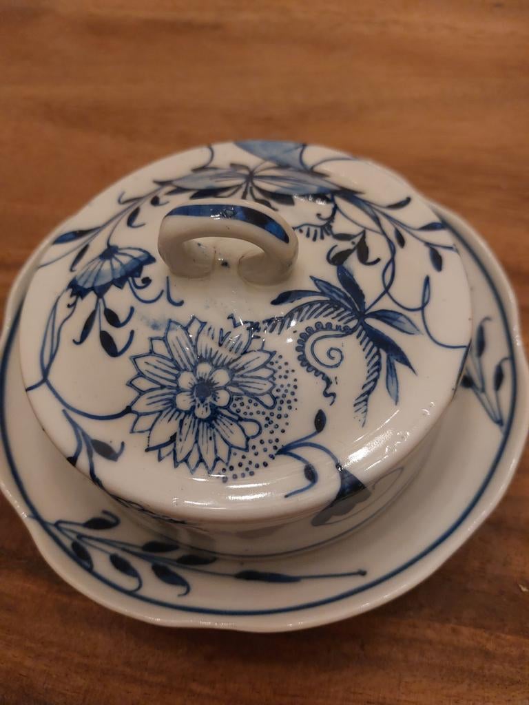 Hutschenreuther Zwiebelmuster botervloot, Ophalen of Verzenden