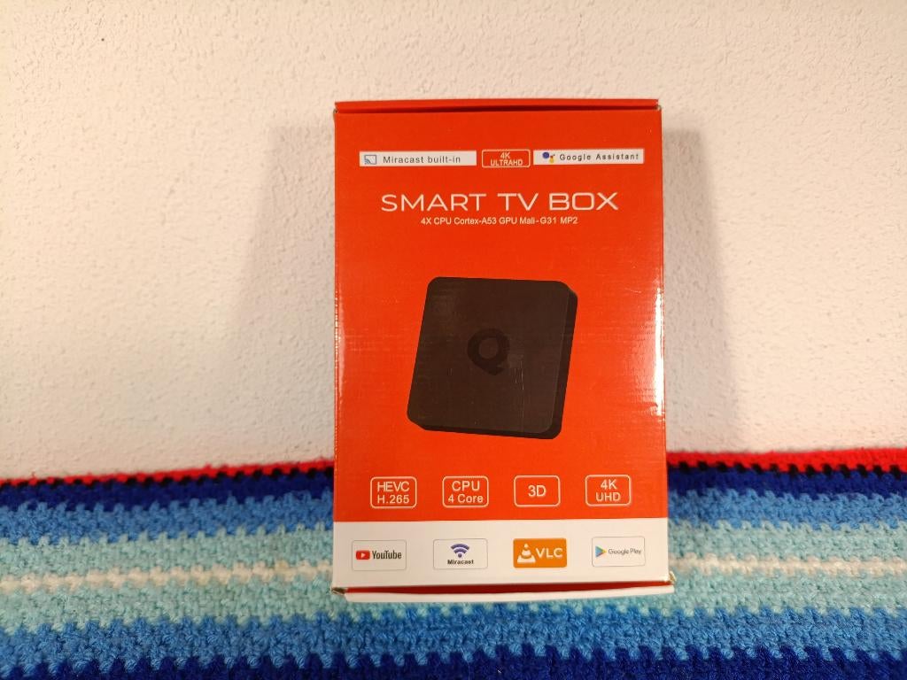 Nieuwe Smart TV Box - 4K Ultra HD - Android TV 10, Audio, Tv en Foto, Mediaspelers, Ophalen, Nieuw, Minder dan 500 GB