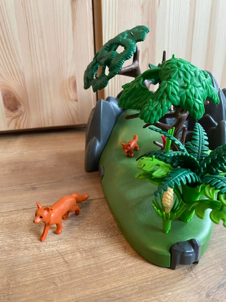 Playmobil Bosdieren Set met Vossen, Herten en Eekhoorn, Ophalen of Verzenden, Gebruikt