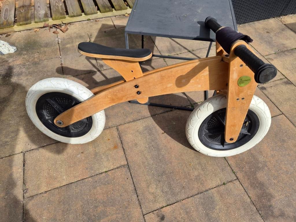 Wishbone houten kinderfiets - Loopfiets 3-in-1, Ophalen, Gebruikt, Loopfiets