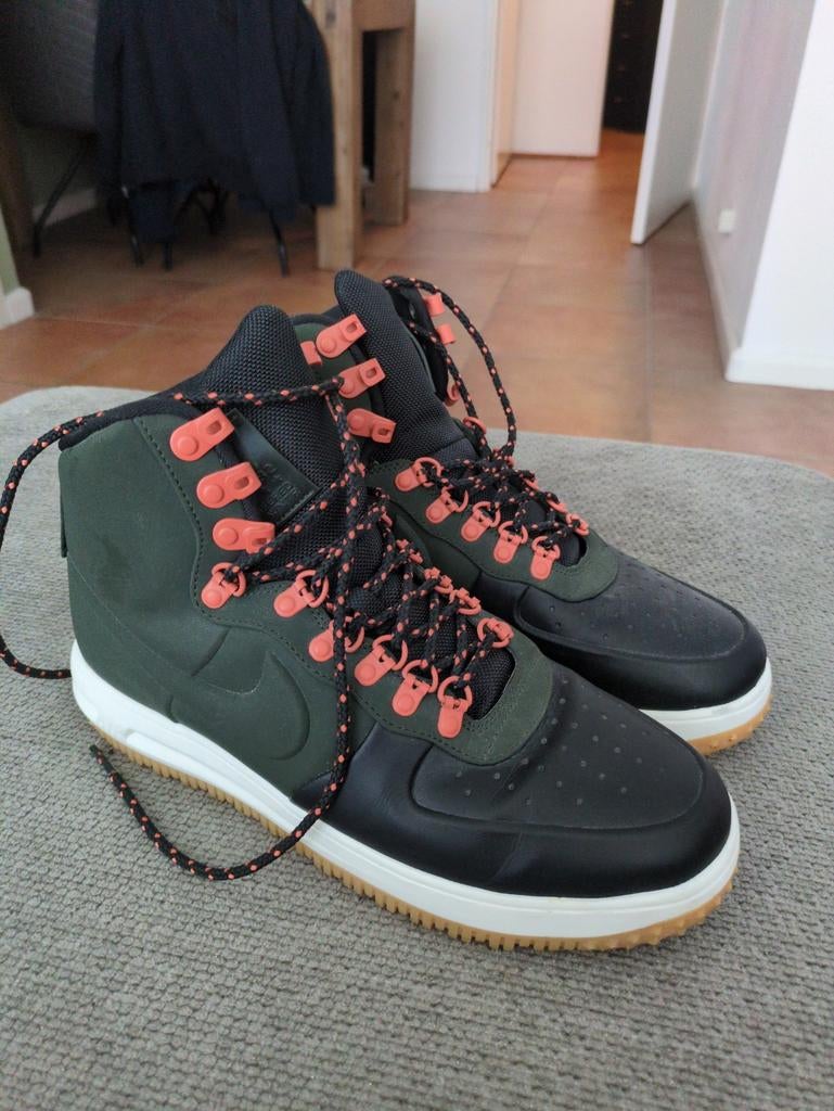 Nike Air Force 1 Duckboot - Groen/Zwart, Ophalen, Nike, Groen, Sneakers of Gympen
