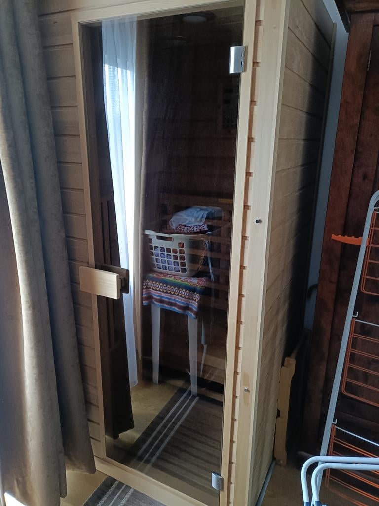 Infrarood Sauna voor 1 persoon, Ophalen, Zo goed als nieuw, Complete sauna