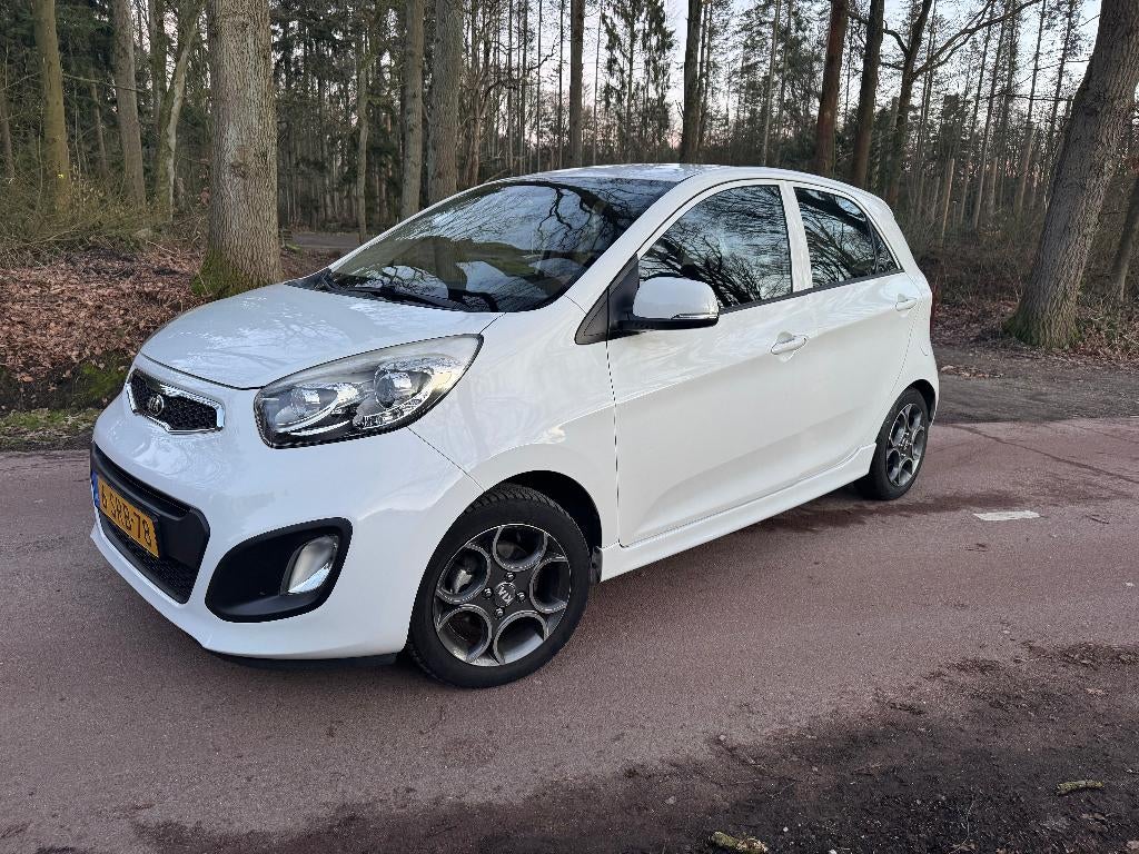 Kia Picanto 1.2 CVVT plus pack 5-DRS 2014 Wit APK 2027, Auto's, Kia, Particulier, Picanto, ABS, Airbags, Airconditioning, Bluetooth