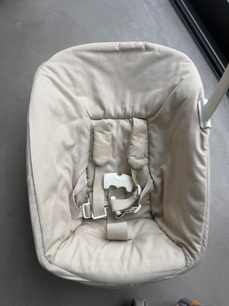 Stokke Newborn stoel trip trap, Ophalen, Gebruikt, Meegroeistoel