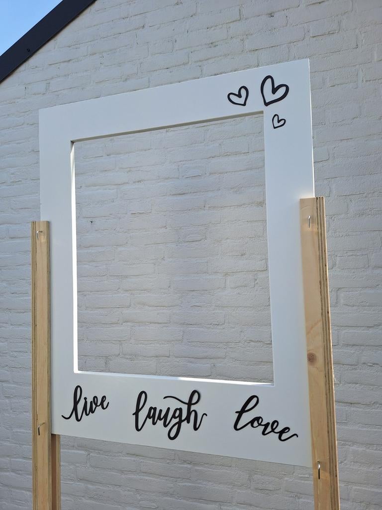 Fotoframe inclusief standaard voor bruiloft, feest etc., Hobby en Vrije tijd, Feestartikelen | Verhuur, Ophalen, Nieuw, Geboorte of Huwelijk