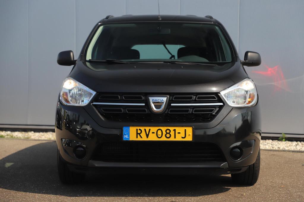 Dacia Lodgy 1.2 TCe Ambiance 7p. Airco Radio Bluetooth Elekt, Auto's, Voorwielaandrijving, Elektrische ramen, Stof, Gebruikt
