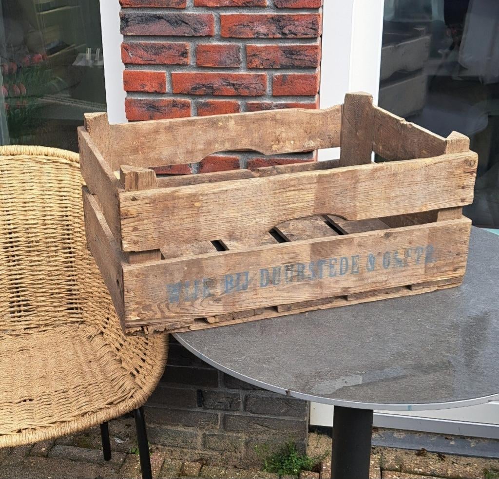 nostalgische fruitkisten met plaatsnamen (vanaf 1964), Huis en Inrichting, Woonaccessoires | Kisten, Ophalen, 50 tot 100 cm, Minder dan 50 cm