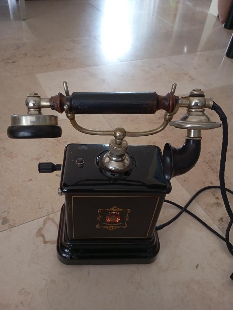 Antieke Jydsk Telefoon Aktieselskab Telefoon, Antiek en Kunst, Ophalen of Verzenden