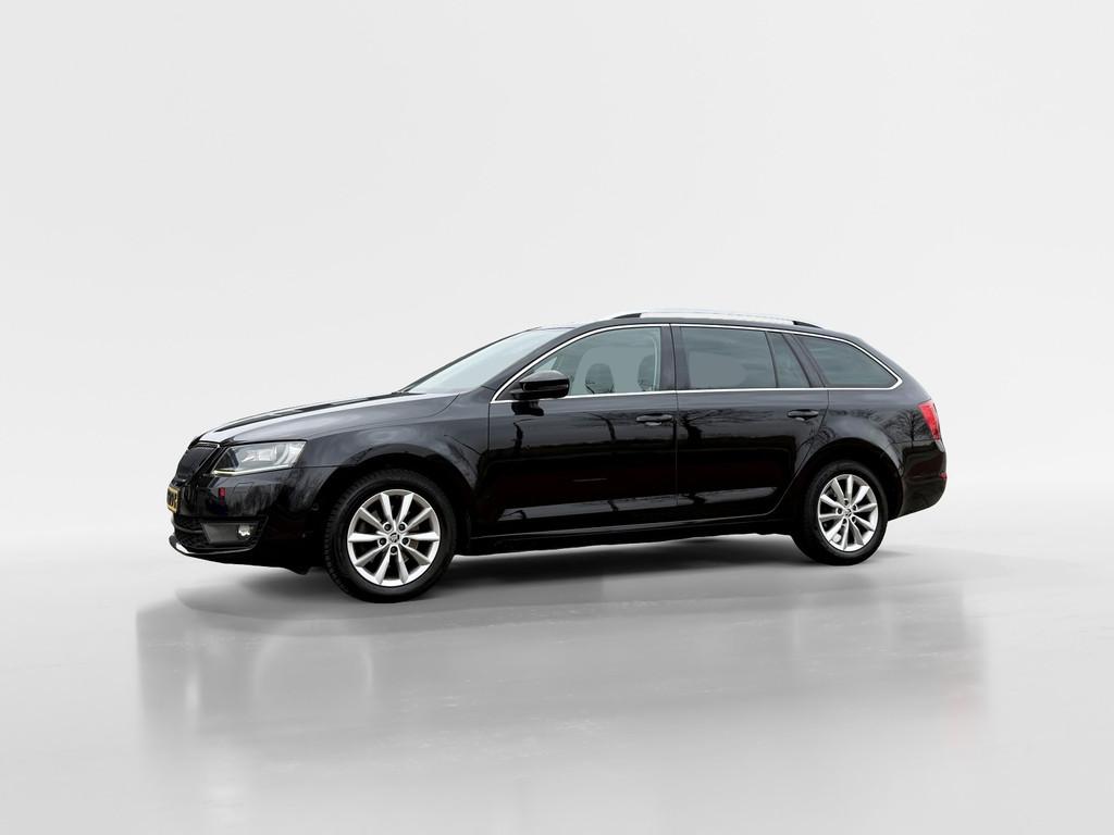 Skoda Octavia Combi 1.0 TSI Greentech Style Business Automaa, Gebruikt, 116 pk, Zwart, Origineel Nederlands