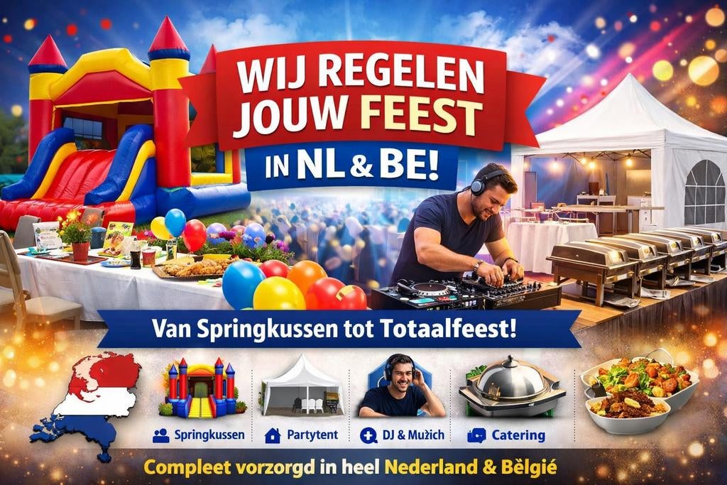 FEEST ORGANISEREN? WIJ REGELEN ALLES VOOR JOU!
