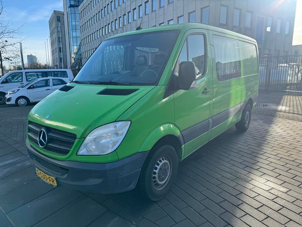 Mercedes sprinter 311 CDI DC 2007 automaat camperkenteken, Automaat, Zwart, 4 cilinders, 2000 kg