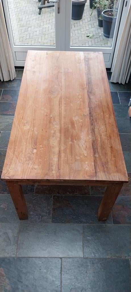 Eettafel teakhout, Ophalen, Gebruikt, Teakhout, 50 tot 100 cm